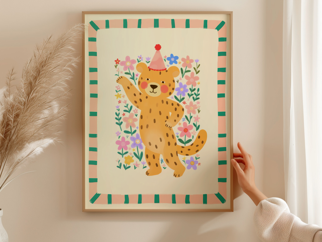 Dancing Leopard Party Hat
