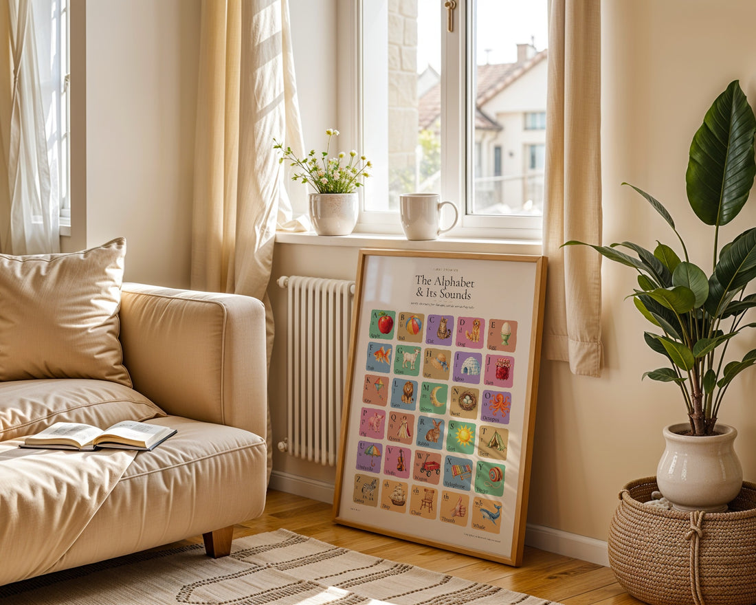 Watercolour Alphabet & Phonics Poster