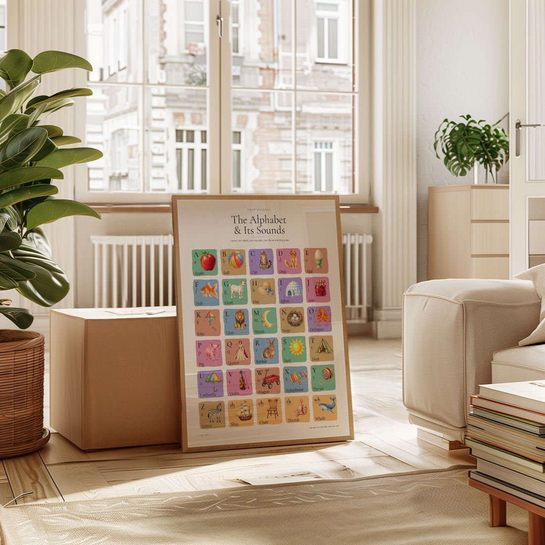 Watercolour Alphabet & Phonics Poster
