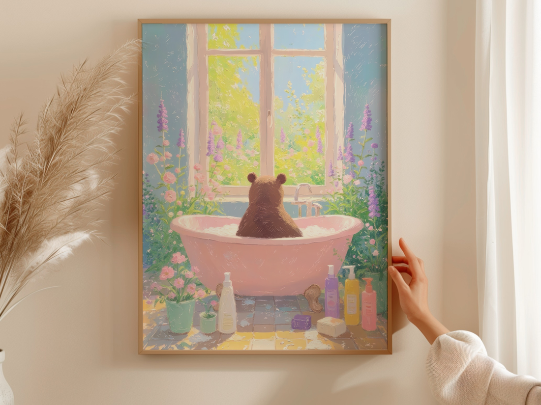 Pink Bear Bathtub