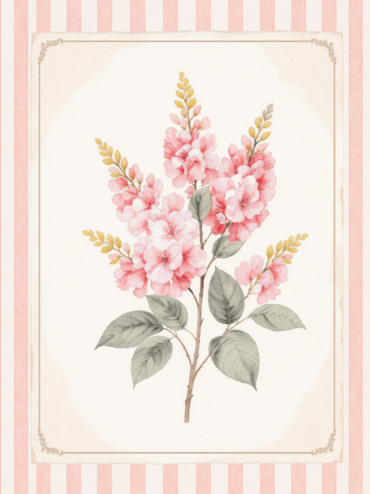 Pink Foxglove Botanical
