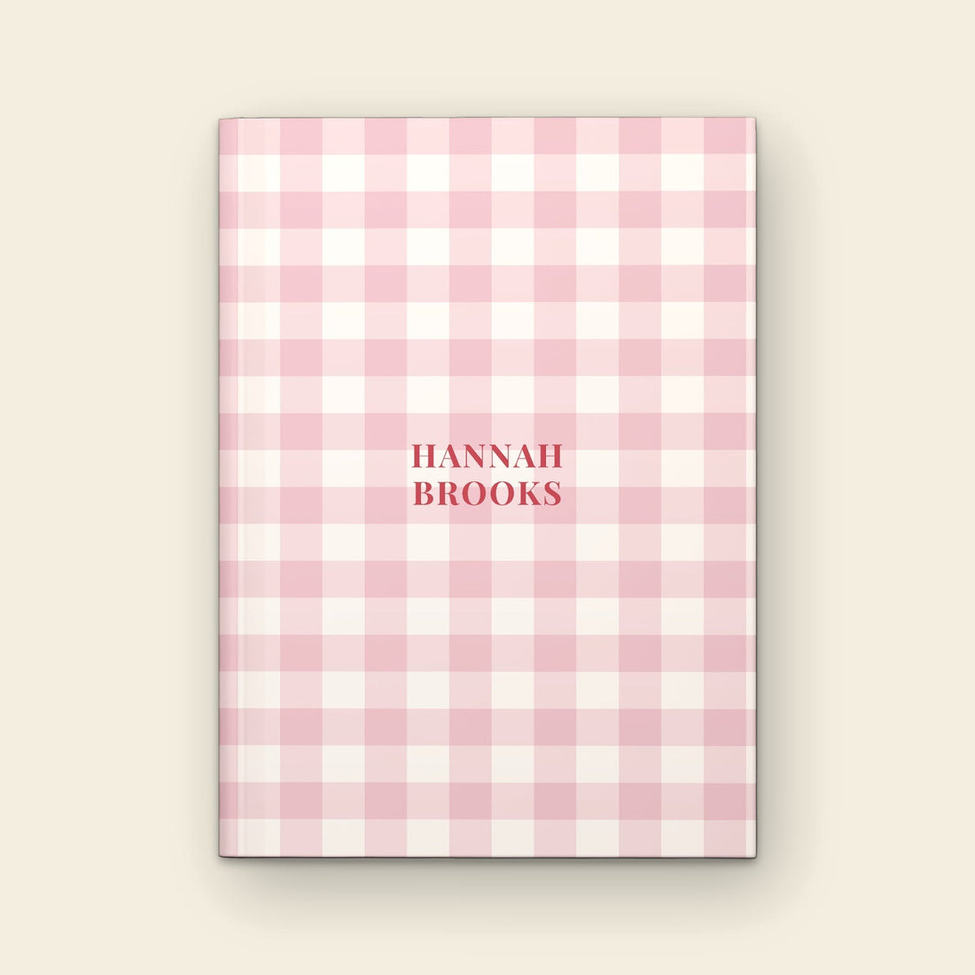 Gingham — Hardcover / Blush & Coral