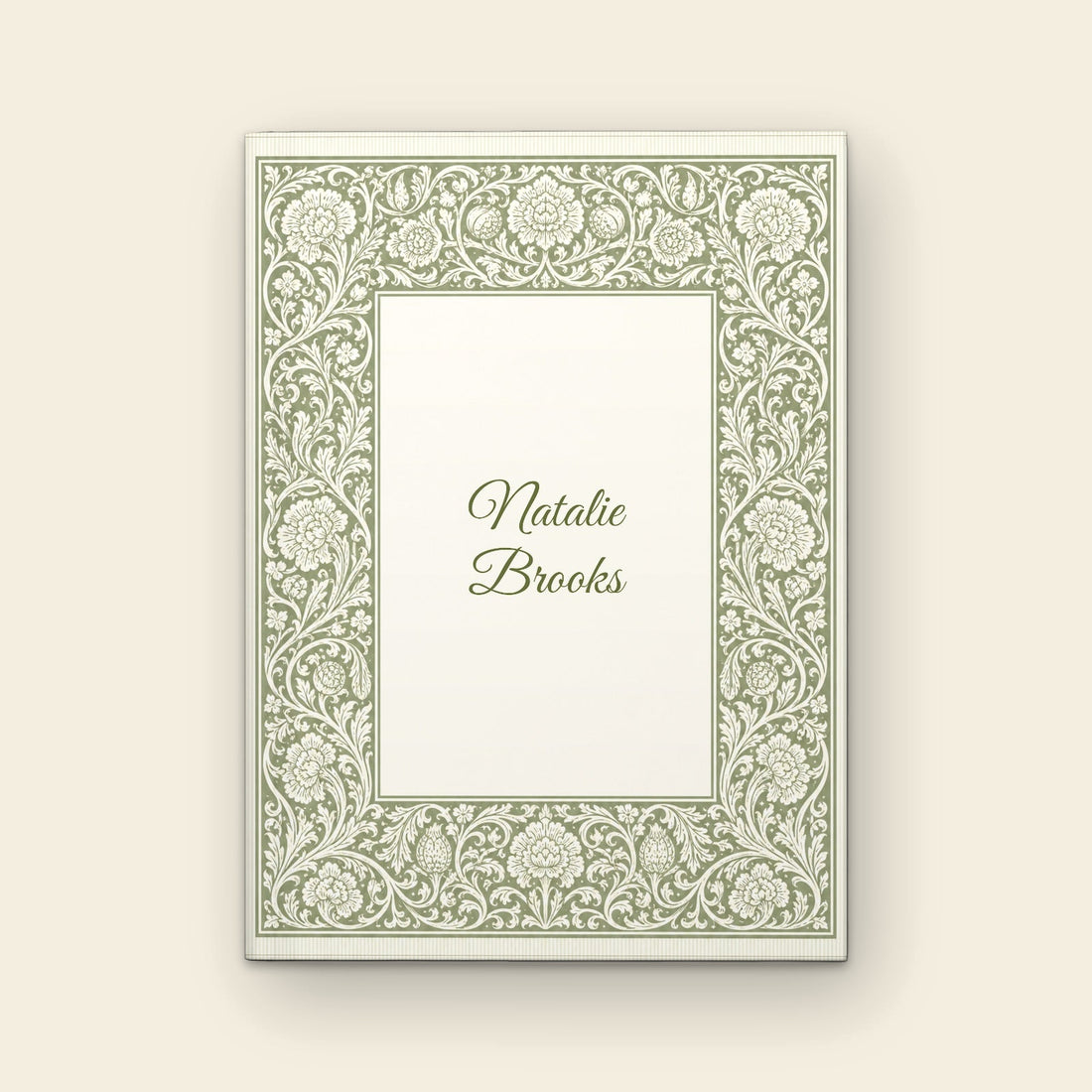 Arts & Crafts Floral Frame — Hardcover