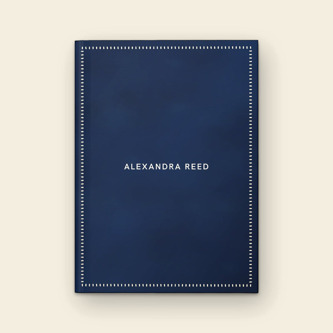 Indigo Stitch Border — Hardcover