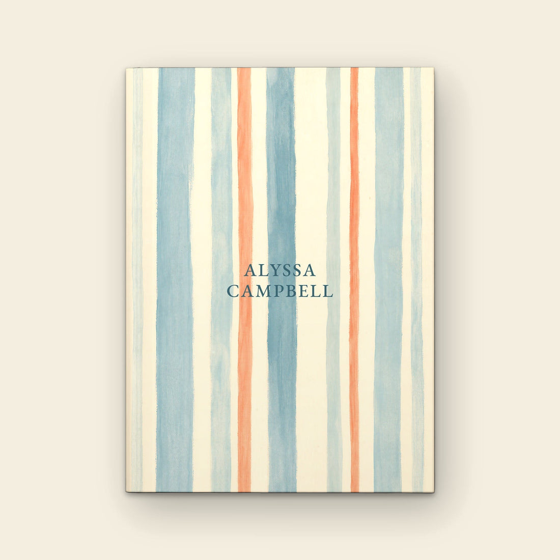 Coastal Painterly Stripe — Hardcover