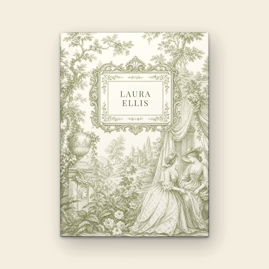 Sage Vintage Toile — Hardcover